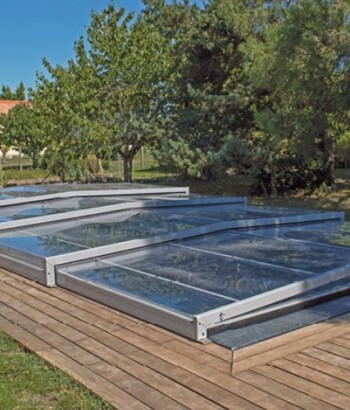 Abri de piscine Triptik Semi-Plat