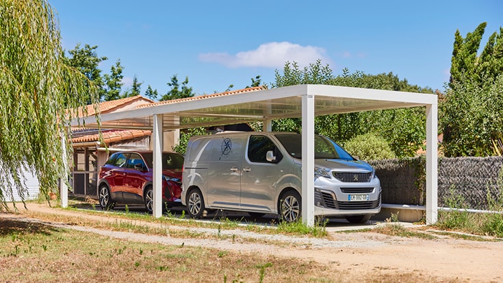 Dimensions : un carport grand format
