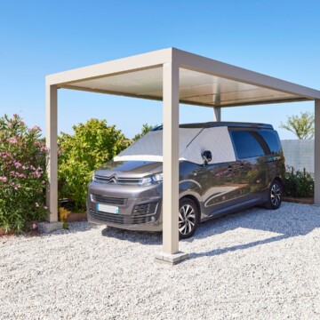 Le carport camping-car, van, caravane