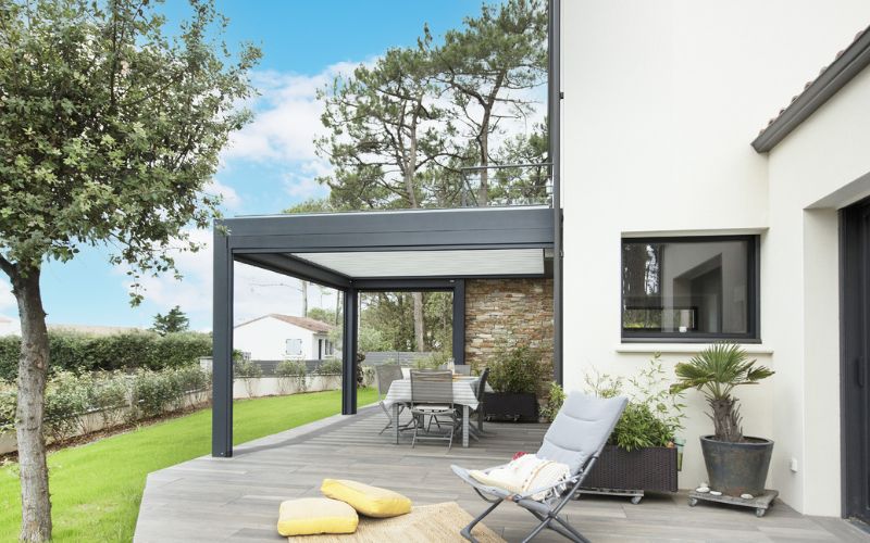 La pergola Bioclimatik d'Alain