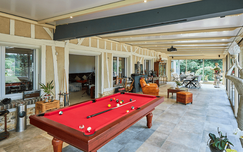 salle de jeux veranda