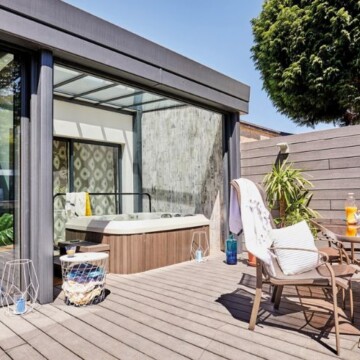 Une pergola dans le prolongement d’une véranda : le combo parfait