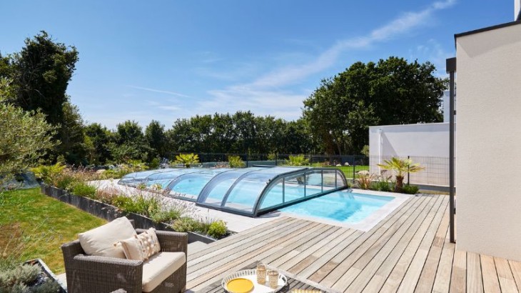 Abri de piscine Elliptik Bas