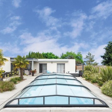 Abri de piscine Elliptik Bas