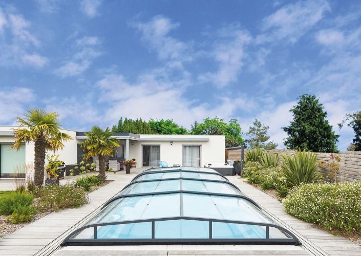 Abri de piscine Elliptik Bas