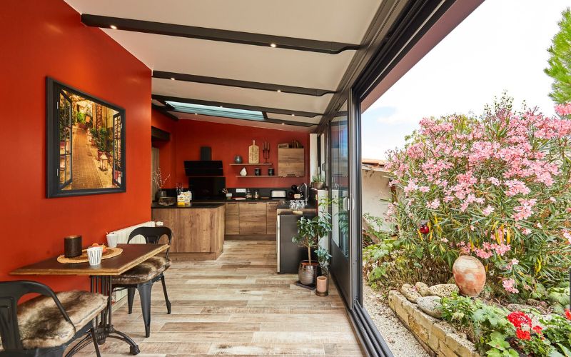 La véranda Epure & la pergola Bioclimatik de Dominique | Gustave Rideau