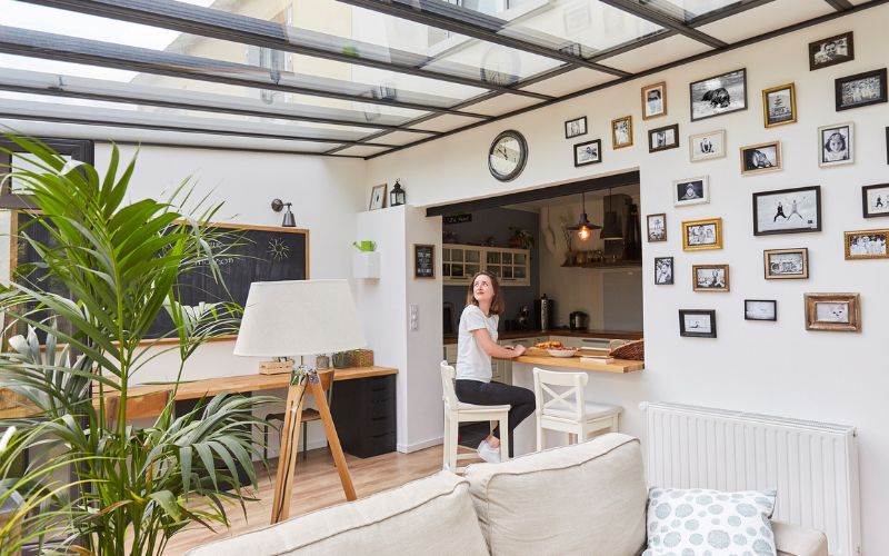 Véranda Architekt Nicolas & Sébastien | Espace de vie lumineux & design industriel | Gustave Rideau