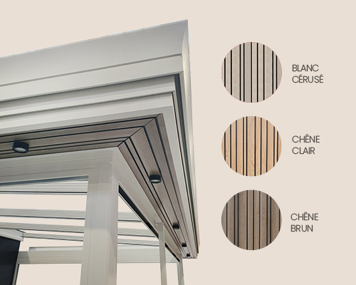 Nouvelle avancée de toiture
