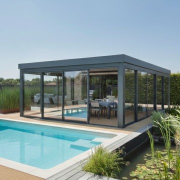 Pool house fermé