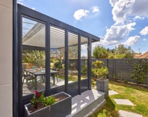 Remplissage en panneau vitré 