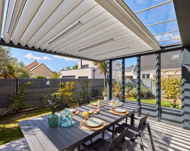 [PERGOLA] TOITURE / Départ vitré