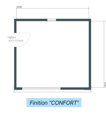 Studio de jardin ORIGAMI version "nu" 20 m