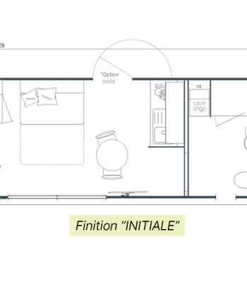 Studio de jardin ORIGAMI version « studio » 20 m²