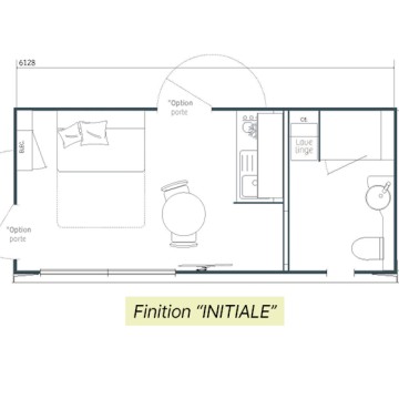 Studio de jardin ORIGAMI « studio » 20 m² INITIALE