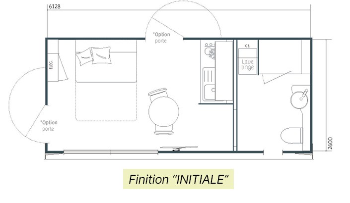Studio de jardin ORIGAMI version « studio » 20 m²