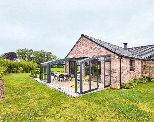 [ABRI DE TERRASSE] CONFORT / Porte coulissante