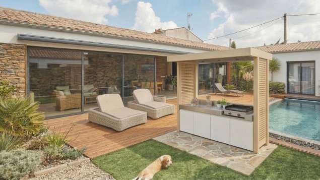 cuisine d'été aluminium