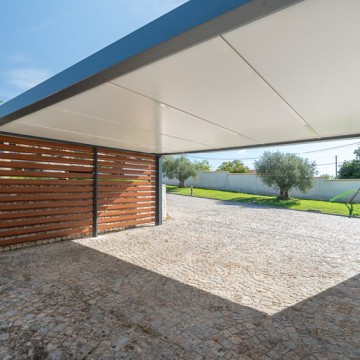 Carport Abri de voiture avec box