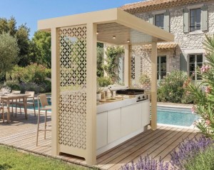 couleur structure cuisine d'été