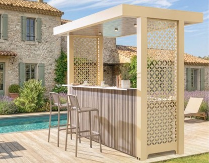 Cuisine d’été avec four à pizza