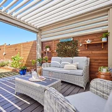 Pergola Bioclimatik à lames orientables