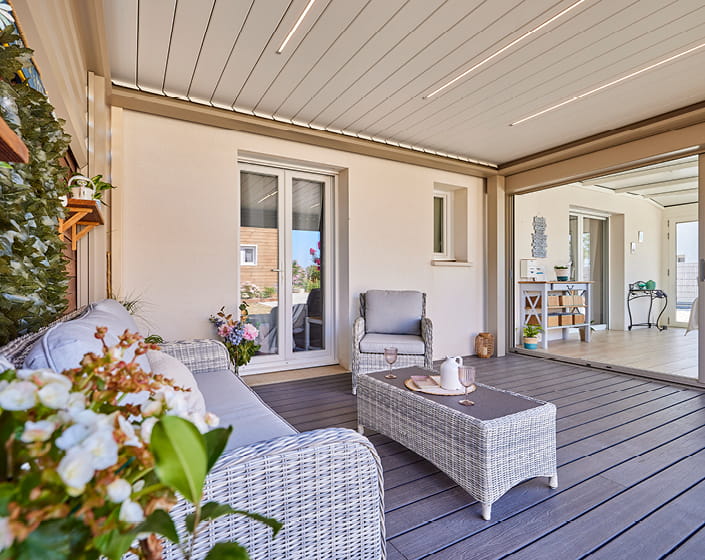 Pergola Bioclimatik à lames orientables