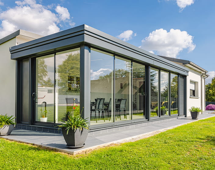 Véranda Épure Moderne