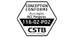 CSTB pergola Bioclimatique