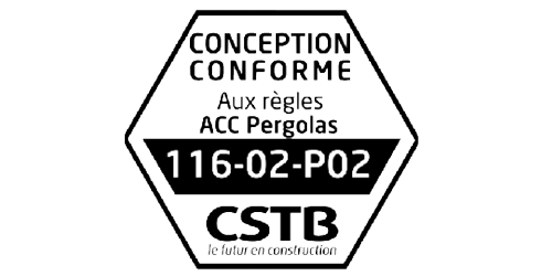 Attestation CSTB Pergola
