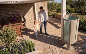Pergola récupération eau