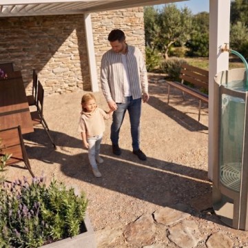 Pergola récupération eau